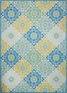 Waverly Sun N' Shade SND23 Marine Area Rug  Blue