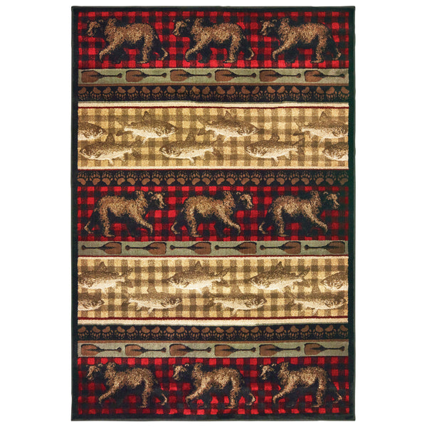 Oriental Weavers Woodlands 9594b Red