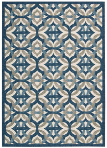 Waverly Sun N' Shade SND30 Celestial Area Rug  Blue