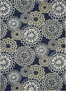 Waverly Sun N' Shade SND72 Black Area Rug  Black