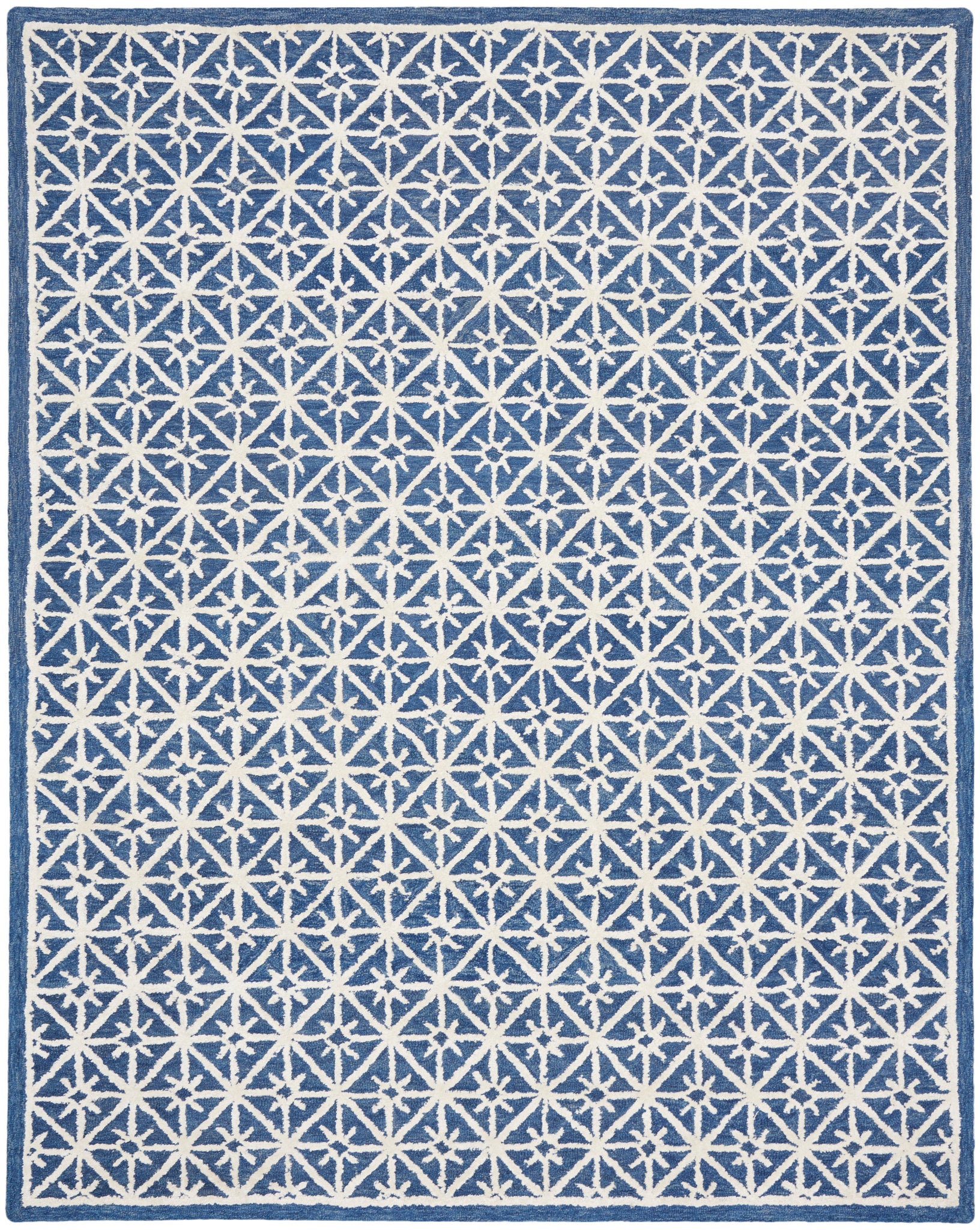 Nicole Curtis Series 2 SR201 Blue Area Rug  Blue