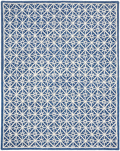 Nicole Curtis Series 2 SR201 Blue Area Rug  Blue